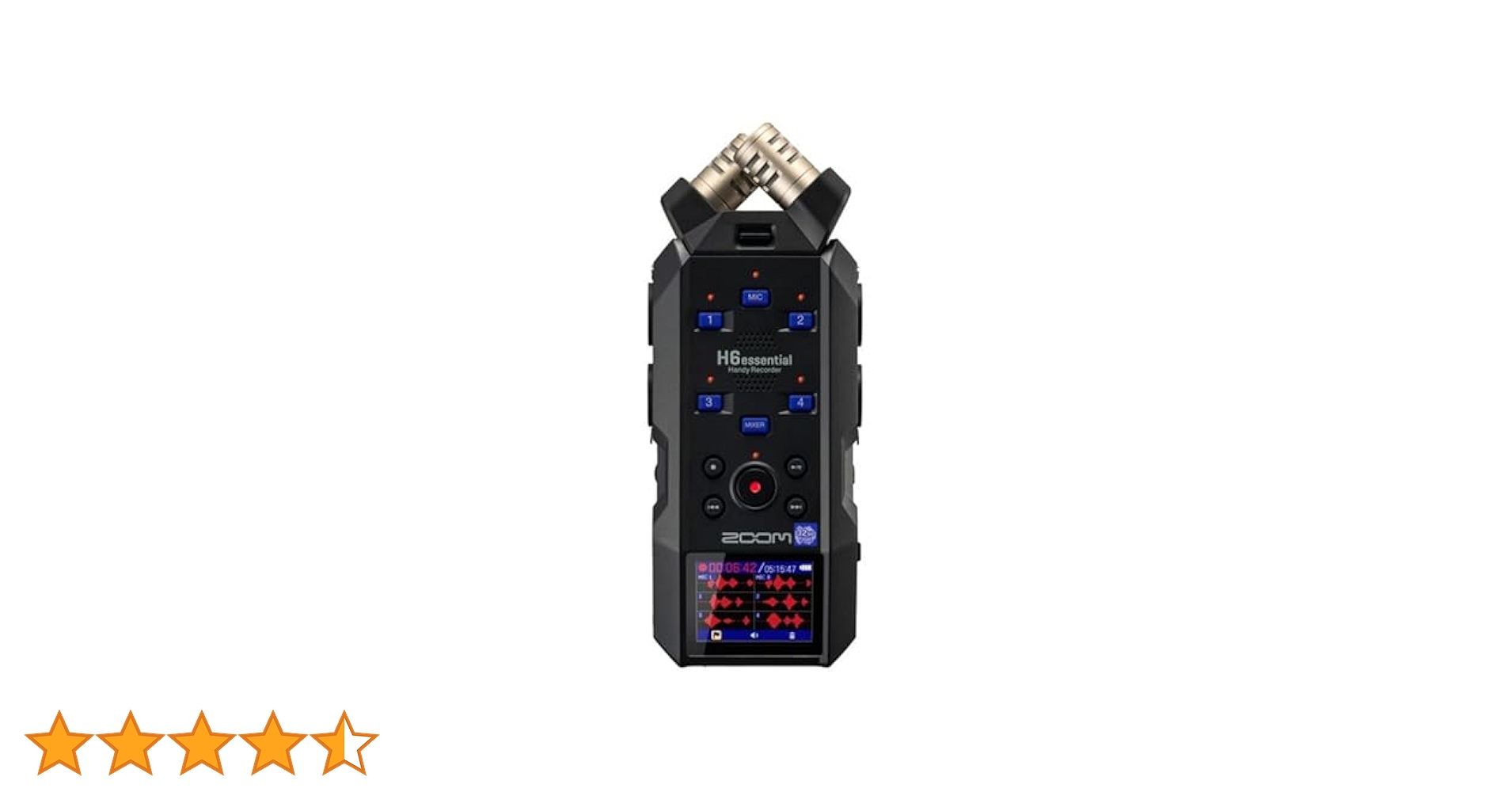 Amazon | ZOOM ズーム H6essential ハンディレコーダー ブラック